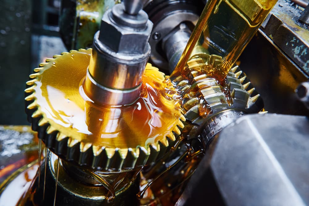 Machining process for an industrial gear component