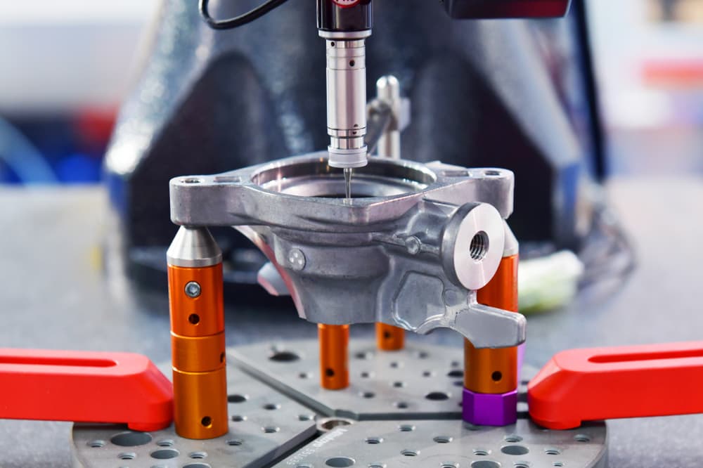 Inspection of an engineered metal component