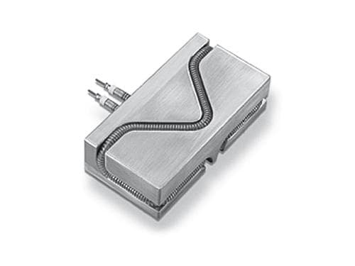 Flexible tubular process heater for complex machine geometry